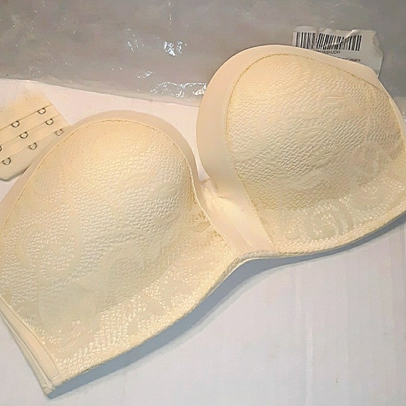 New Nice Strapless Molded Push-Up Bra & Extender - Picture 8 of 16